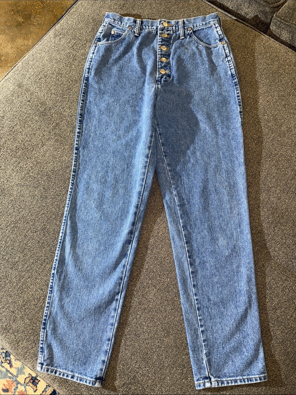 Vintage women’s Wranglers High-Rise Blue Button-Fly Women's Jeans